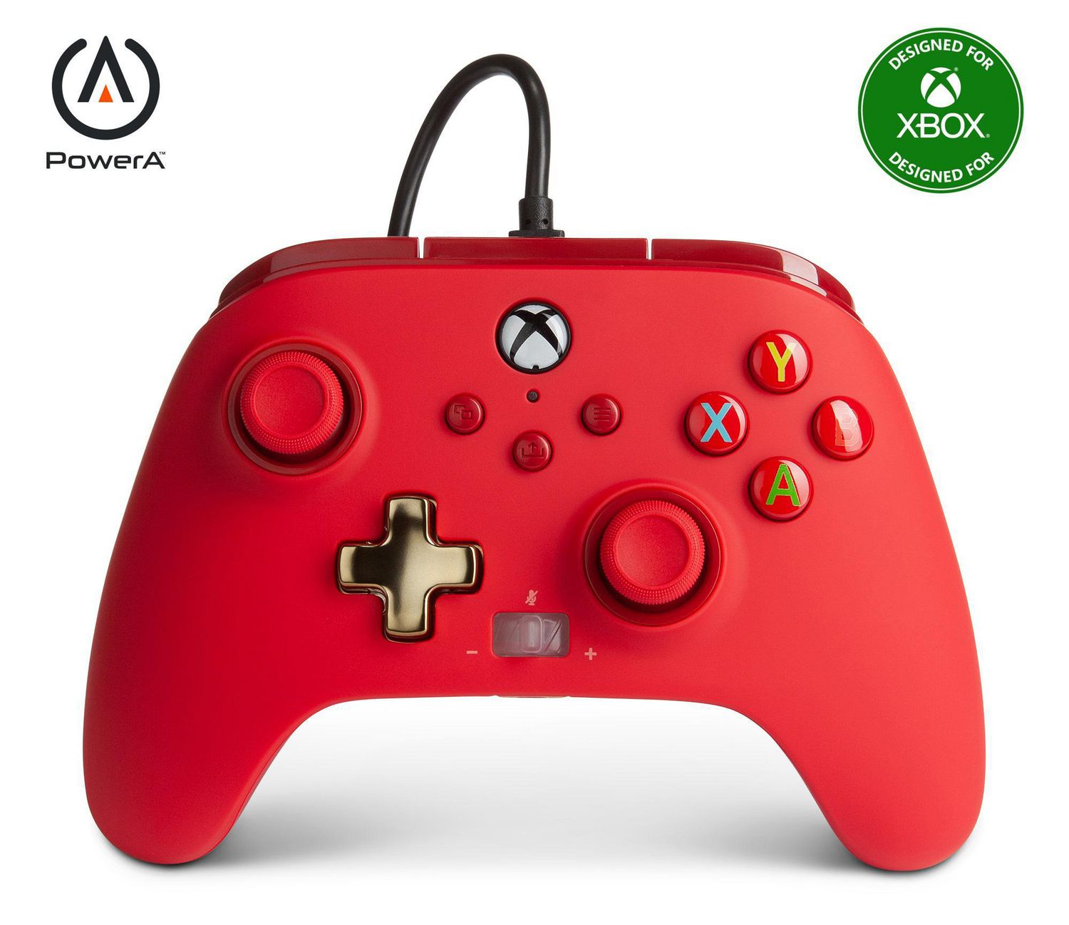PowerA XBOX SERIES X ENHANCED WIRED CONTROLLER RED