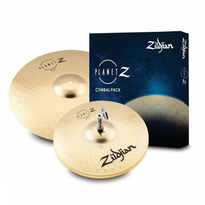 Zildjian ZP1316 Planet Z 3-Piece  Launch Cymbal Pack-13" Hihats and 16" Crash Ride
