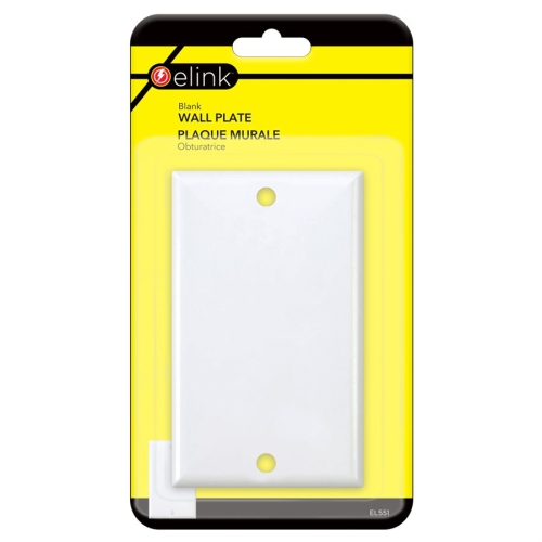 ELINK - WALL COVER PLATE, WHITE