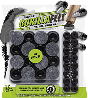 1" GORILLAFELT SWIVEL BASE WITH BLENDED FELT