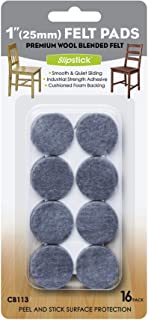 1" ROUND PREMIUM SELF STICK FELT PADS