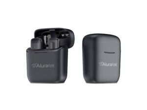 ALURATEK WIRELESS VLOGGING LAPEL MIC USB-C WITH CHARGING CASE