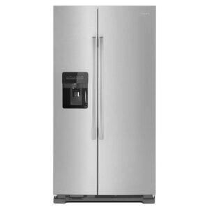 Amana Side-by-Side Refrigerator 33-inch Wide, 21.2 cu. ft. - Stainless Steel