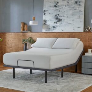 baselogic by Serta Adjustable Base - Silver - Queen