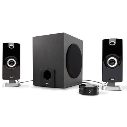 CA3090 3pc Subwoofer System-BK, 18W